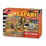 Melissa & Doug Safari Jigsaw Floor Puzzle - 100 Pcs